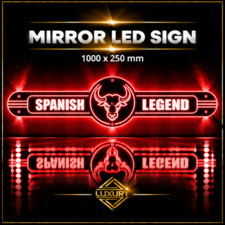 Mirror LED "SPANISH LEGEND" decoration 1000x250mm