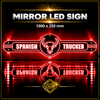 Mirror LED "SPANISH TRUCKER" decoration 1000x250mm