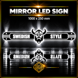 Mirror LED "SWEDISH STYLE" decoration 1000x250mm