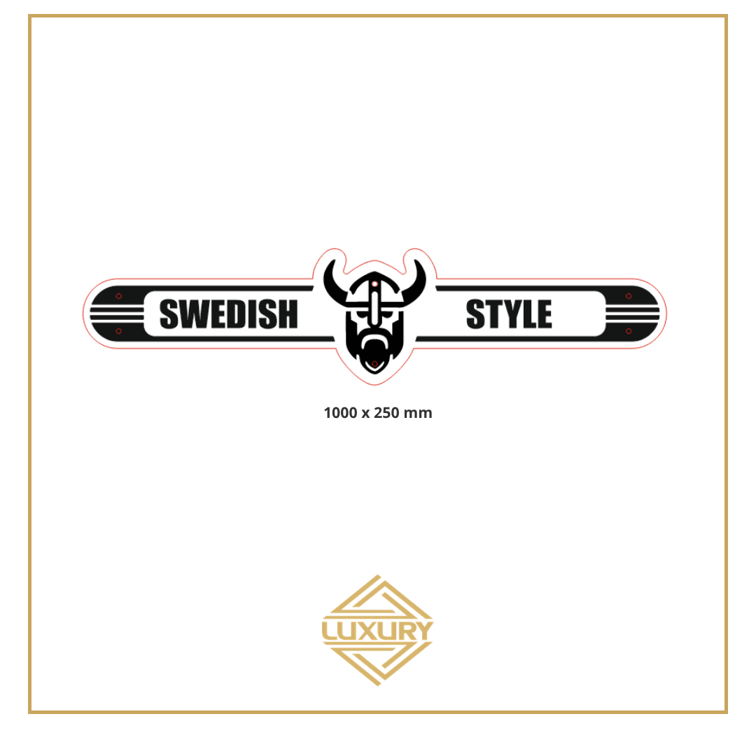 Mirror LED "SWEDISH STYLE" decoration 1000x250mm