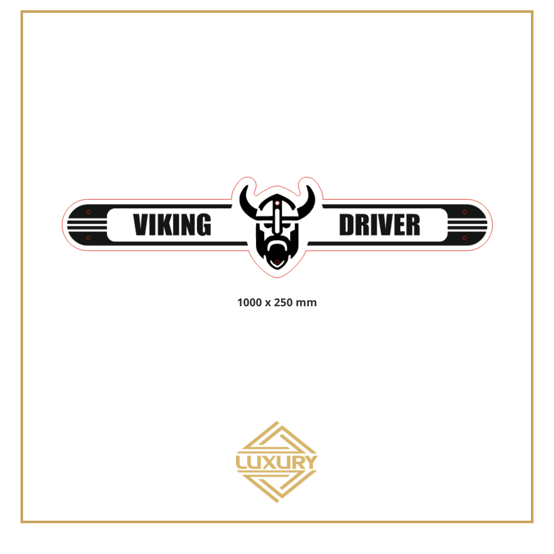 Mirror LED "VIKING DRIVER" decoration 1000x250mm