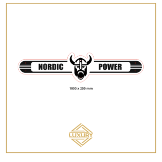 Mirror LED "NORDIC POWER" decoration 1000x250mm