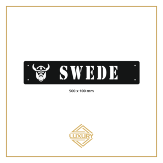 3D LED windshield "SWEDE" decoration 500x100mm
